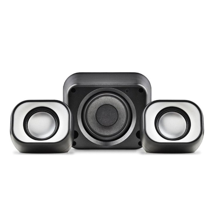 NGS Comet 2.1 Altavoces 2.1 con Subwoofer 20W Plata/Negro NGS Comet 2.1 Altavoces 2.1 con Subwoofer 20W Plata/Negro